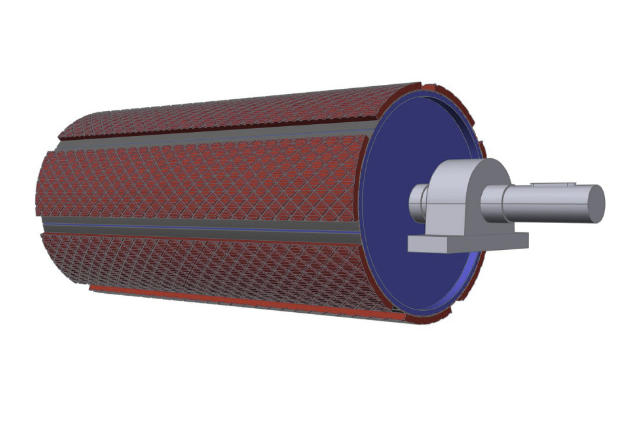 Rubber Lining on Pulleys Rollers